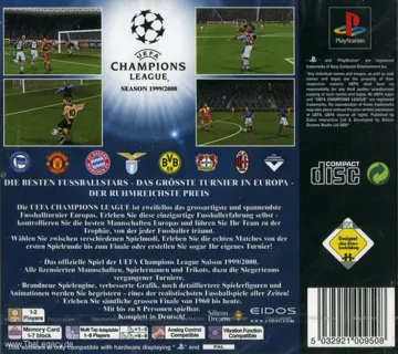 UEFA Champions League - Season 1999-2000 (EU) box cover back